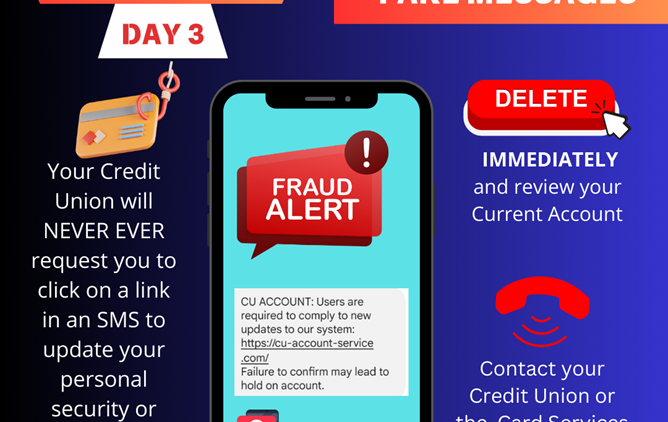 Fraud Awareness Week: Day Three - Credit Union ‘Fake Messages’