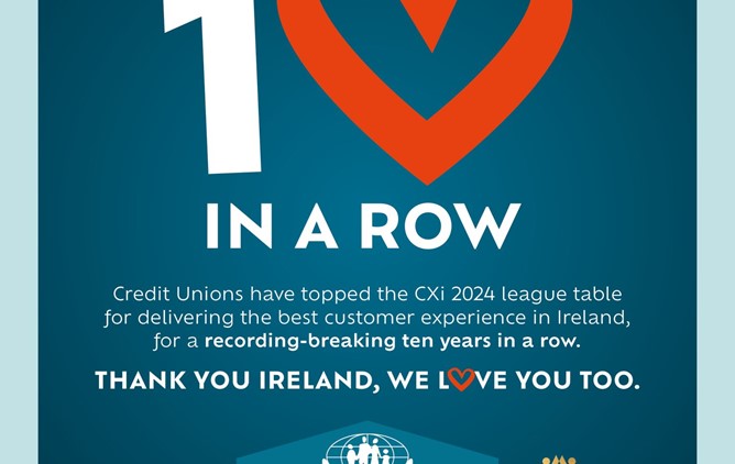Credit Unions -  10 in a row