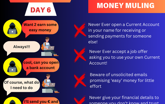 Fraud Awareness Week: Day Six – Money Muling
